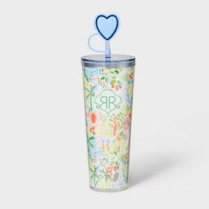 New 24oz Vacation Tritan Hydration Tumbler White/Blue - Roller Rabbit x Target